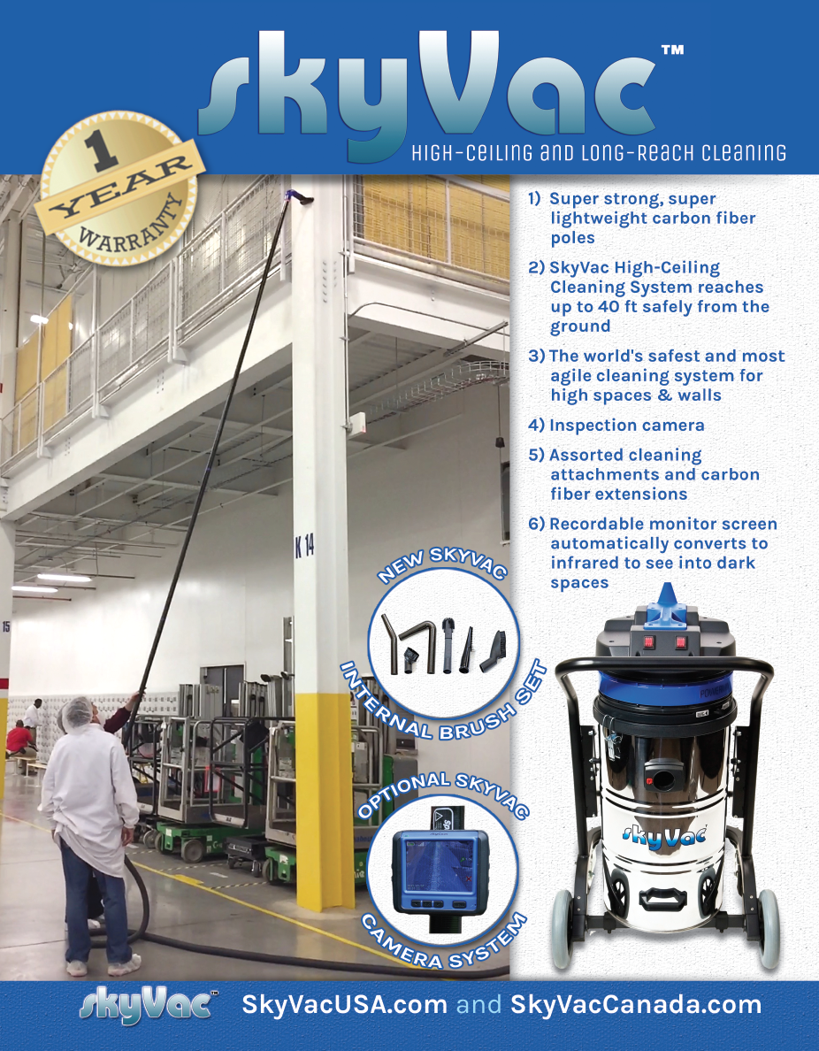 SkyVac®️ 78 Internal High Dusting Vacuum System