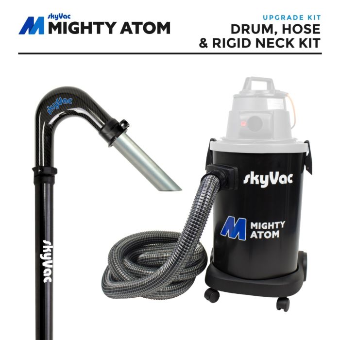 Mise à niveau du port d'entrée latérale du tambour cyclonique SkyVac®️ Mighty Atom
