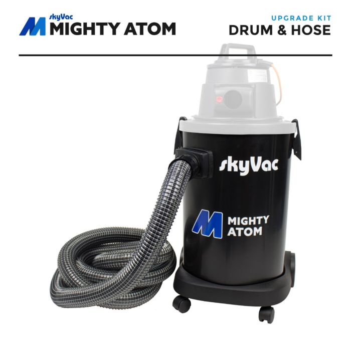 Mise à niveau du port d'entrée latérale du tambour cyclonique SkyVac®️ Mighty Atom