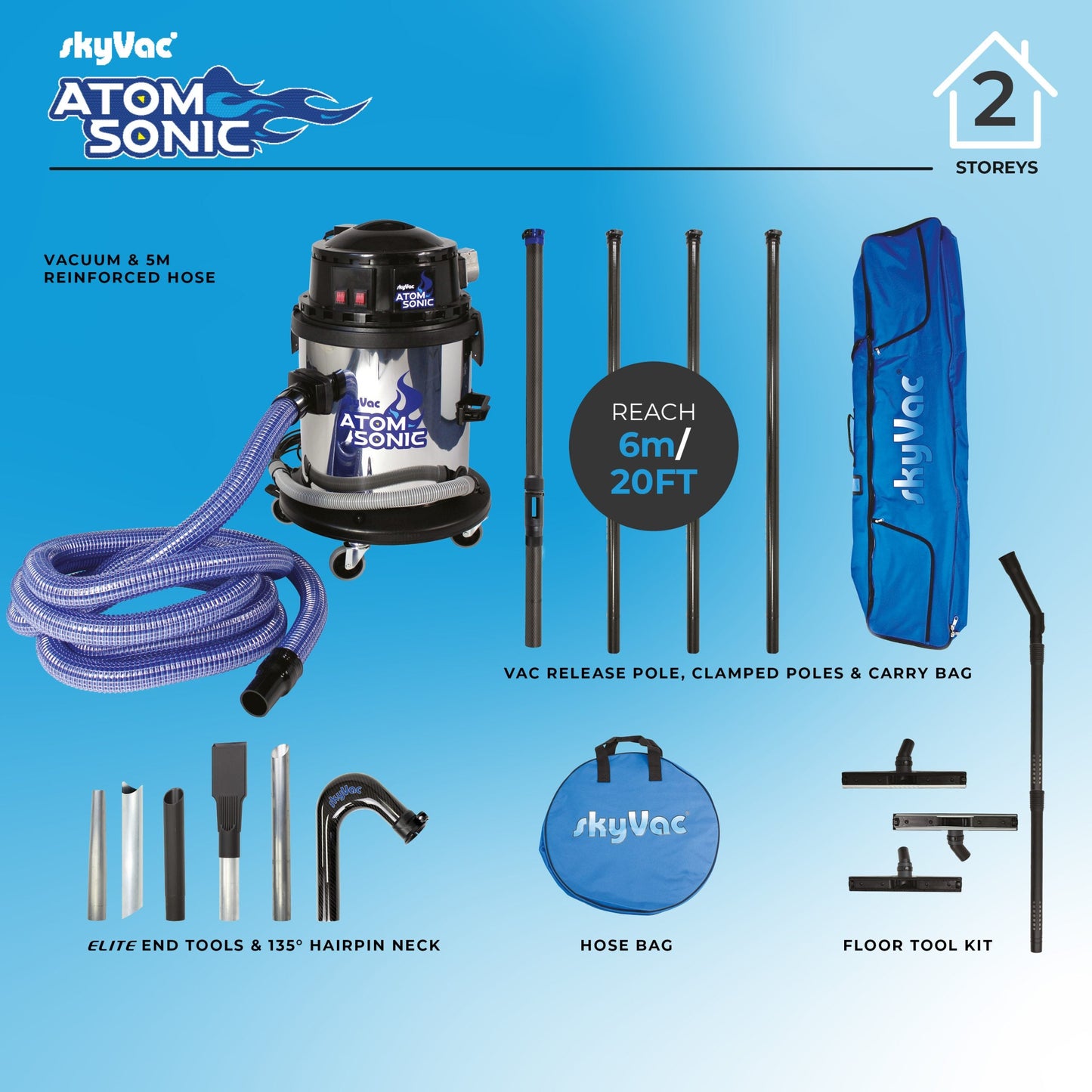 SkyVac®️ Sonic Atom (You Choose)