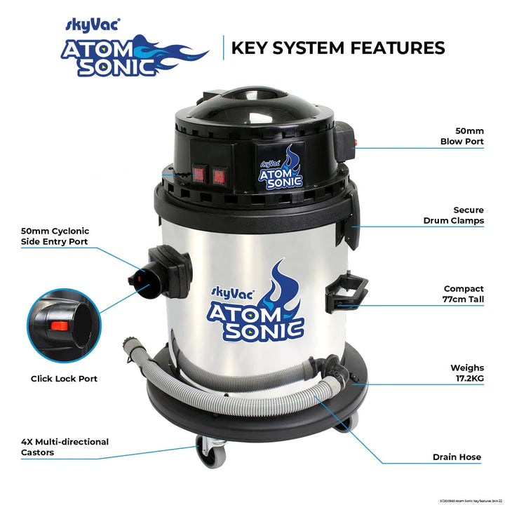 SkyVac®️ Sonic Atom Gutter Vac Most Popular Bundle