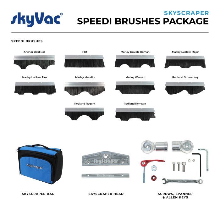 Brosses SkyVac®️ SkyScraper Speedi (au choix)