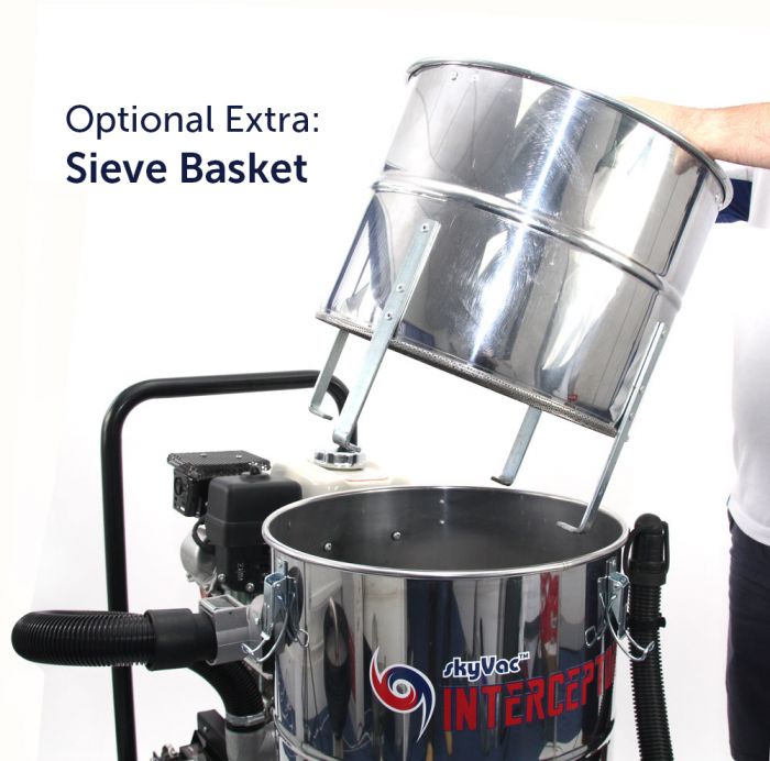 SkyVac Sieve Basket for Interceptor